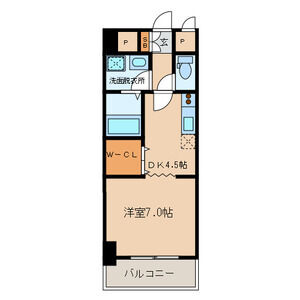 北九州市小倉北区黄金のマンションの間取り