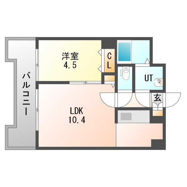 UURコート札幌北三条の間取り