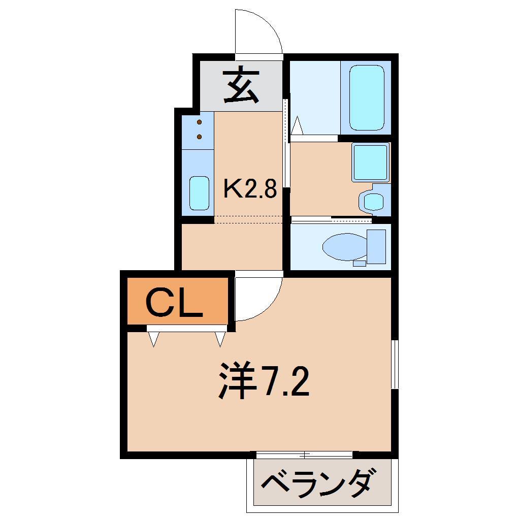 【シエナ福島IIの間取り】