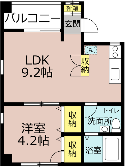 Dwell 50(デュエル)の間取り