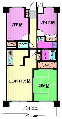 【ビエラコート武蔵浦和の間取り】