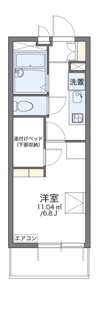 レオパレスヴィオラIIの間取り