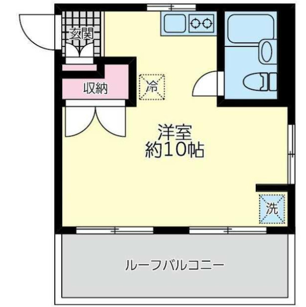 八王子市初沢町のマンションの間取り