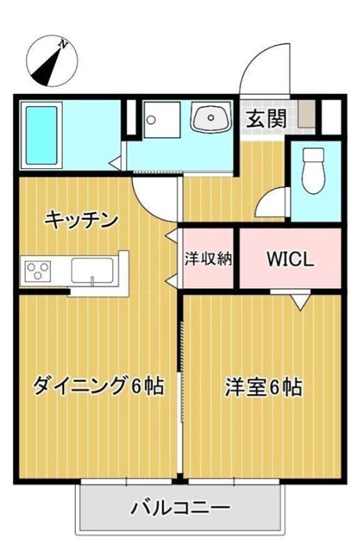 アビタシオンA棟の間取り