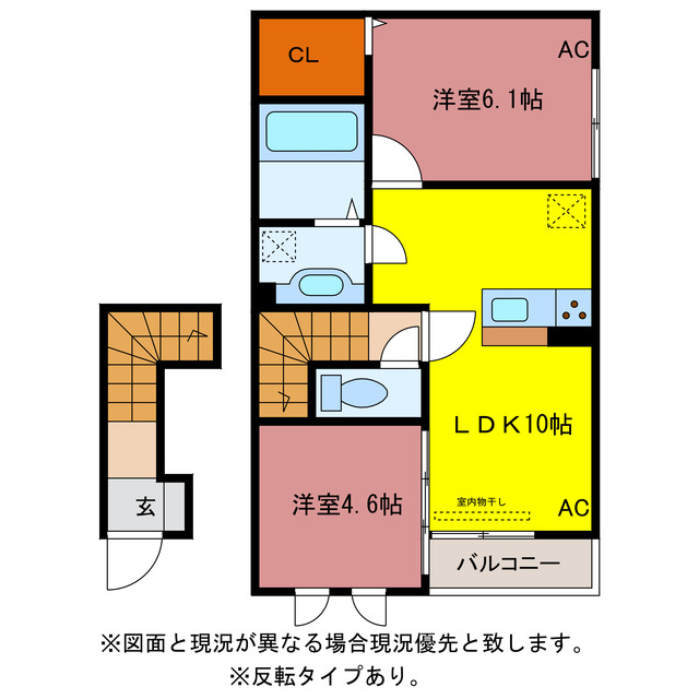 椿の間取り