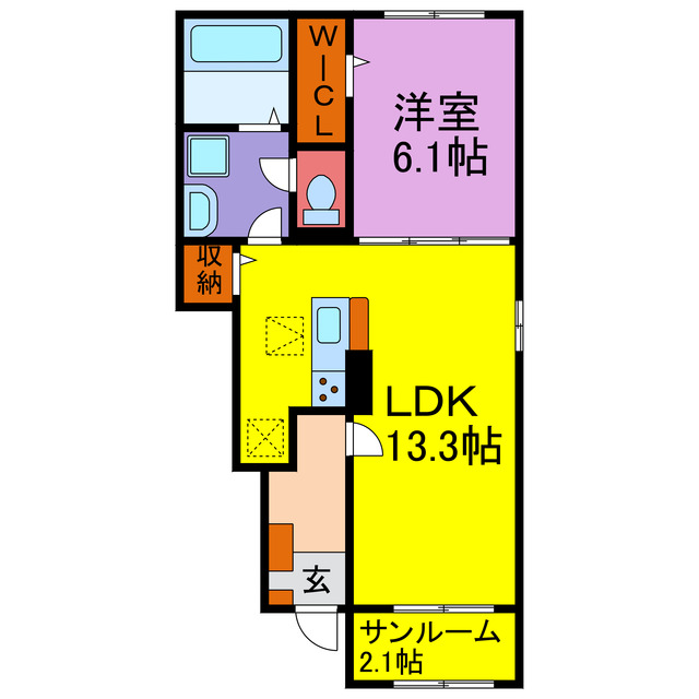 ハーベストの間取り