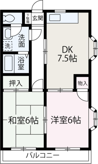 サンハピニスIIの間取り