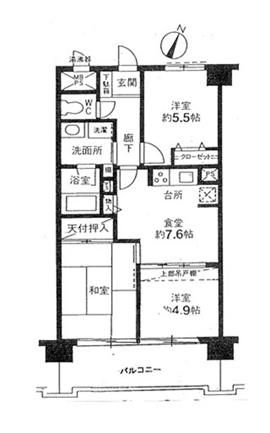 ライオンズガーデン東川口の間取り