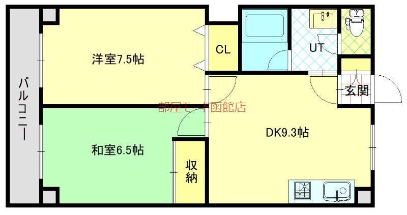 シェルブールの間取り