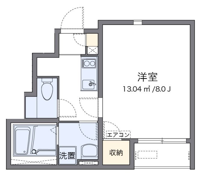 クレイノフェリーチェ大蔵の間取り