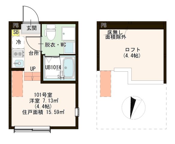 レジデンス江戸川の間取り