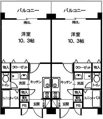 アビリティ上町壱番館の間取り