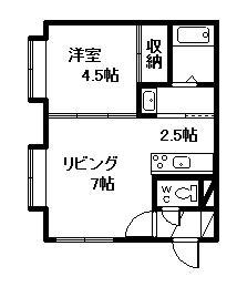 オーベルジュ１０の間取り