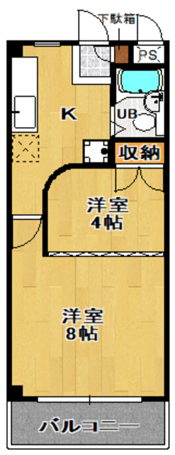 【郡中日ノ出アーバンの間取り】