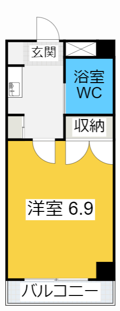 【西尾市上矢田町のマンションの間取り】