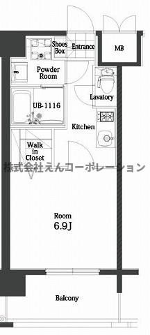 エンクレスト天神MODEの間取り