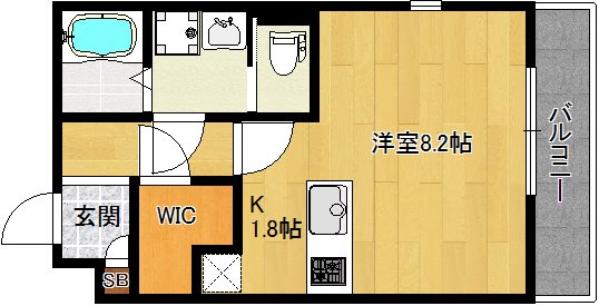 conoie西陣の間取り