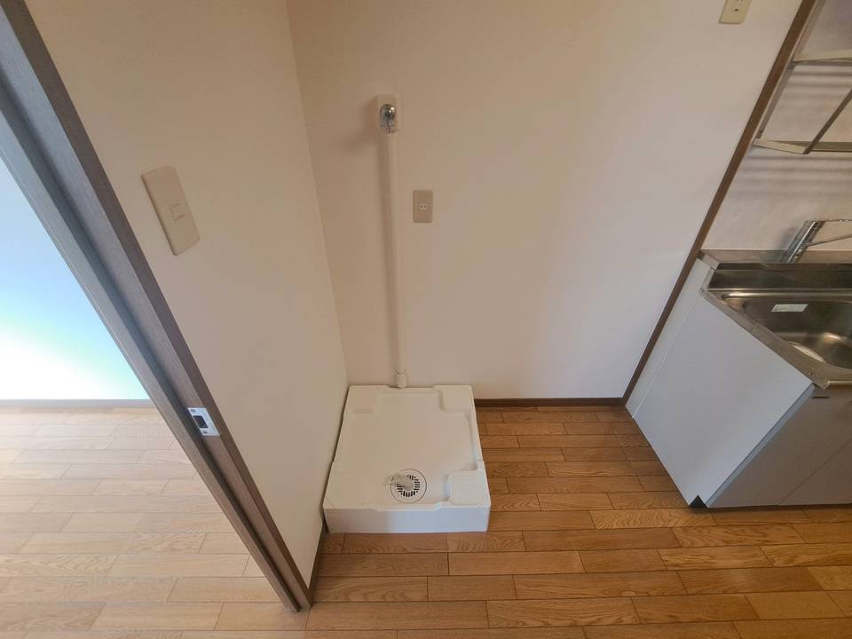 洗面設備　洗濯機置場