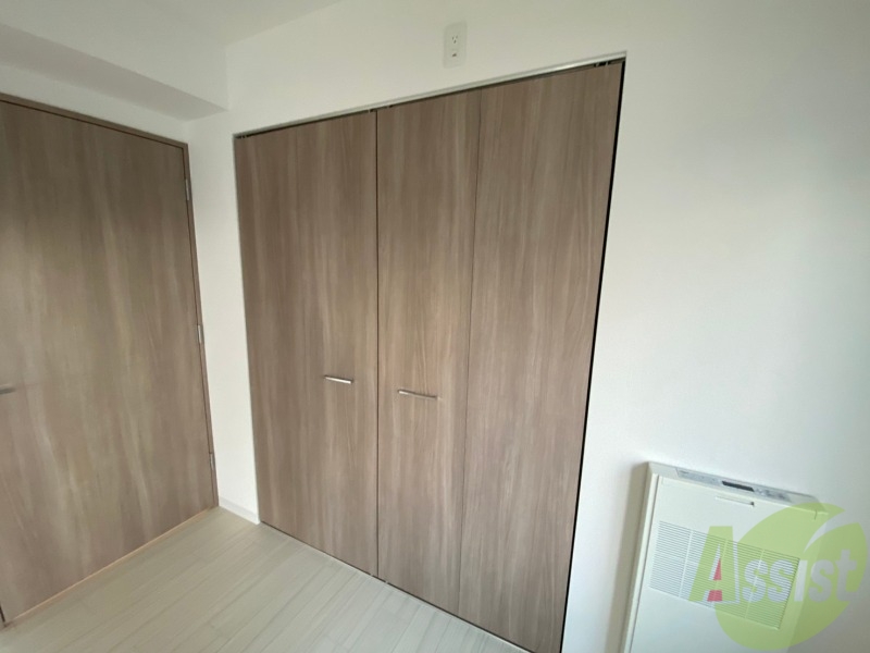 収納　洋室にあった収納。荷物がたくさんあっても大丈夫。