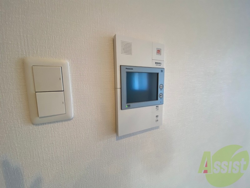 セキュリティ　インターホンで来客確認ができます。安心ですね。