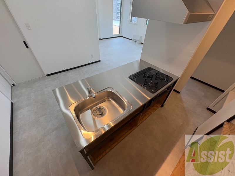 キッチン　システムキッチンなので、すぐお料理に使えます！