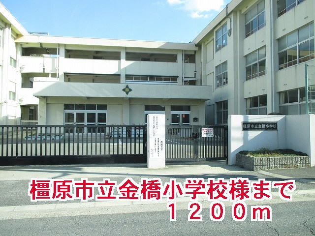 小学校　橿原市立金橋小学校様（小学校）まで1200m