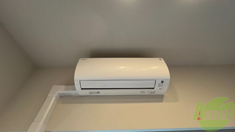 その他設備　エアコンも設置されていて夏冬安心ですね。