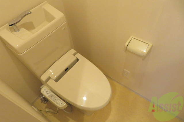 トイレ　トイレはシンプルかつオーソドックスで使いやすそうです。