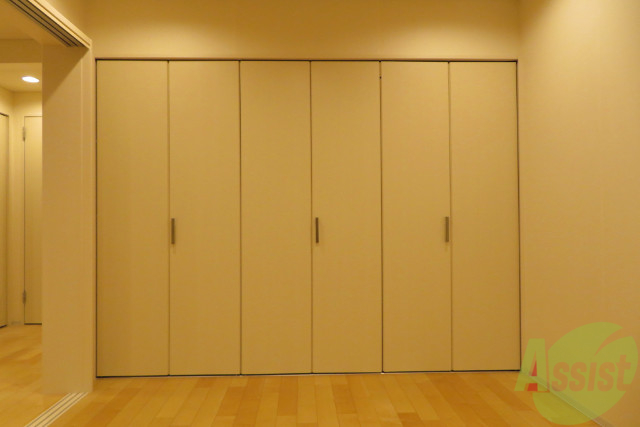 収納　気になる収納は広さが有って良い感じ。扉もオシャレです。