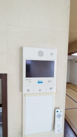 セキュリティ　オートロック連動のTVモニター付きインターフォンです！
