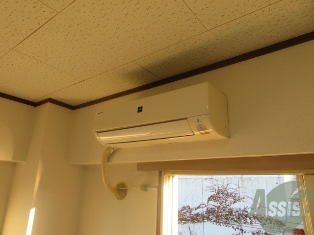 その他設備　エアコンが設置してありますので、寒暖対策もばっちり。