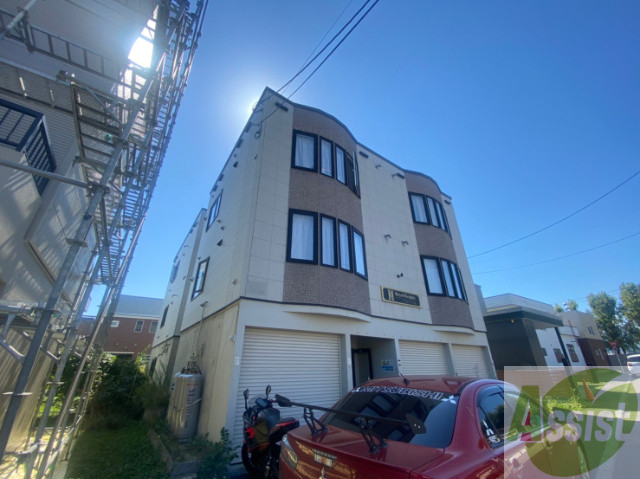 建物外観　札幌市中央区北１５条西「ローヤルハイツＮ１５」