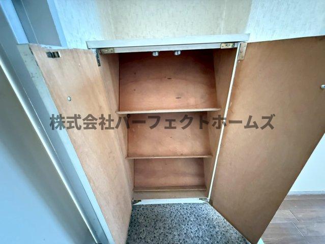 収納　収納のためのスペースです