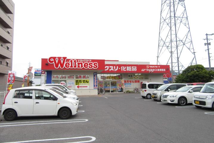 ドラックストア　ドラッグストア　ウェルネス東津田店（ドラッグストア）まで450m