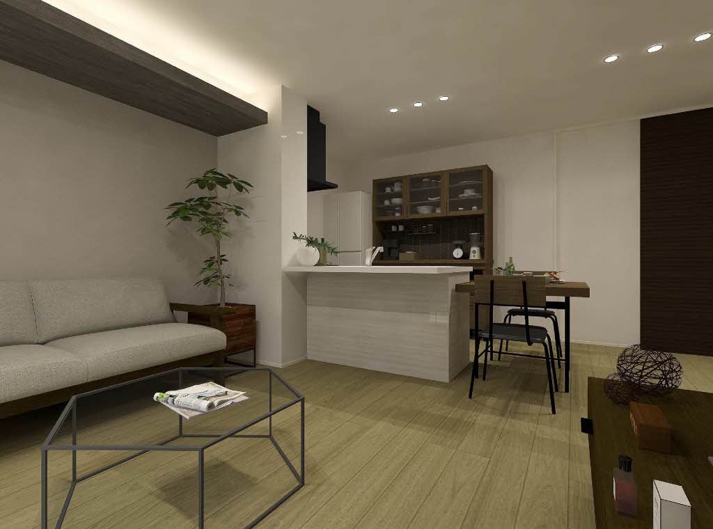 その他部屋・スペース　完成予想図／家具等は配置のイメージで物件に付属しておりません