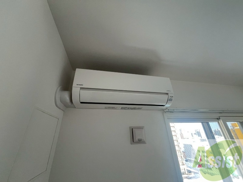 その他設備　エアコンが設置してありますので、寒暖対策もばっちり。