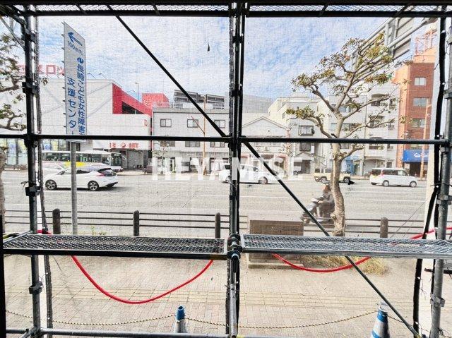 眺望　建築途中のお部屋の写真となります。