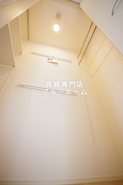 収納　大容量のウォークインクローゼット！