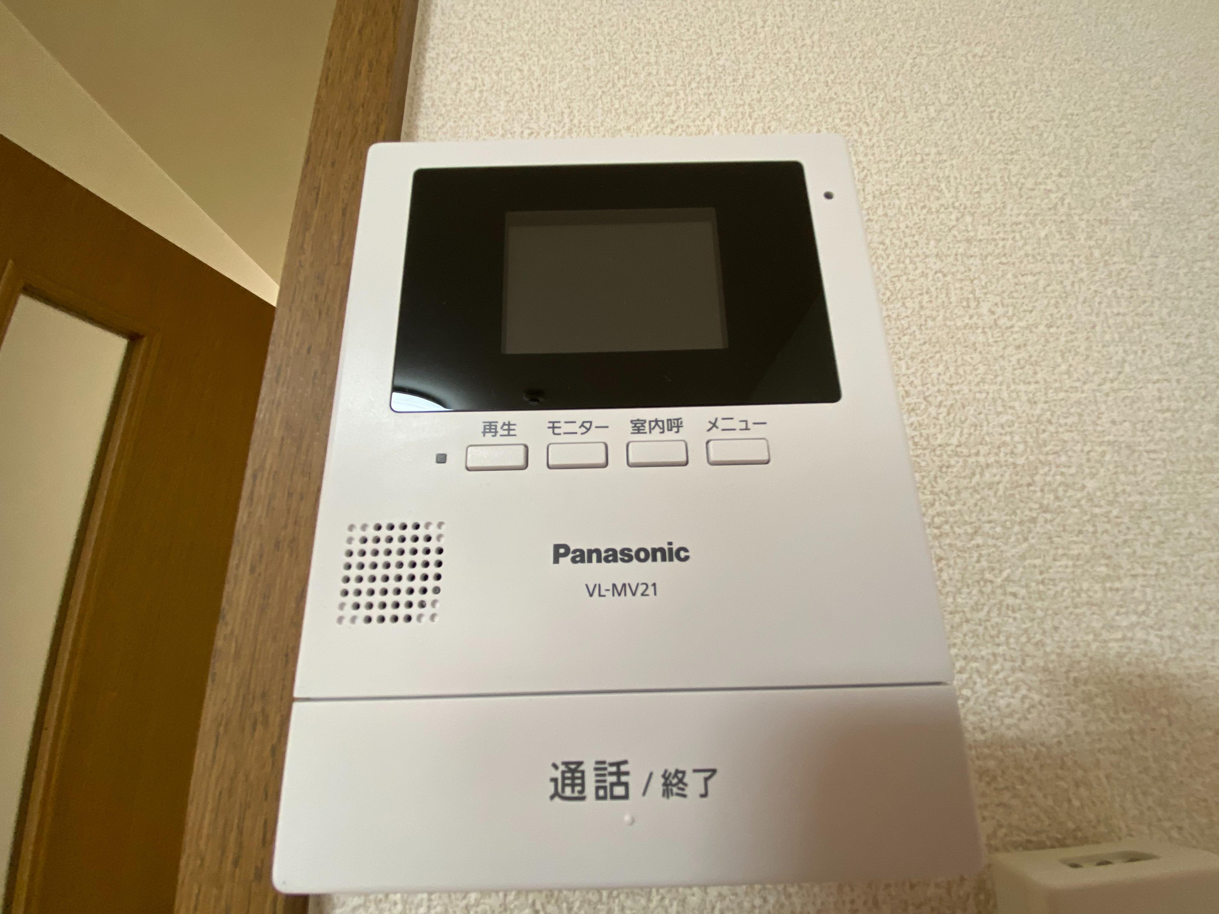 セキュリティ　外の様子が確認できるTVモニターホン