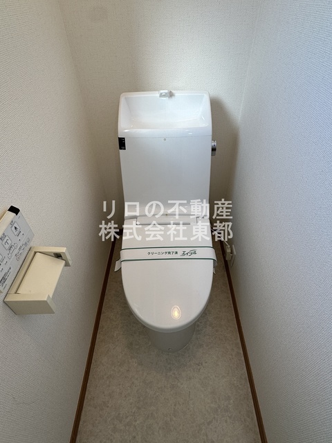 トイレ　洗浄便座付です！