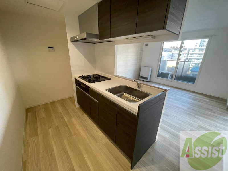 キッチン　システムキッチンなので、すぐお料理に使えます！