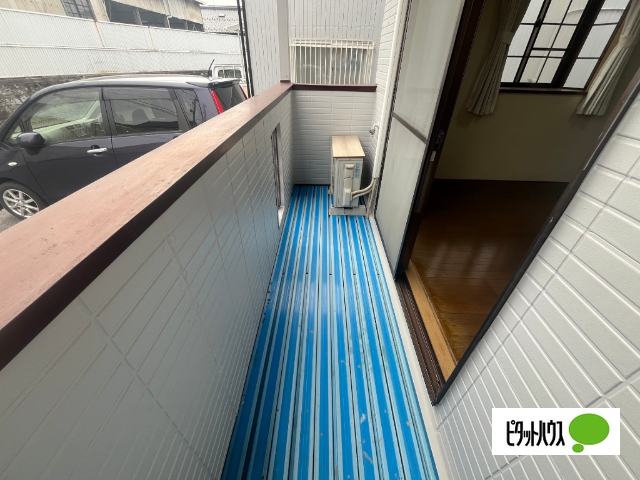 バルコニー　東向きでも陽当り良し