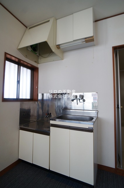 キッチン　２口ガスコンロ設置可♪調理もはかどりますね♪