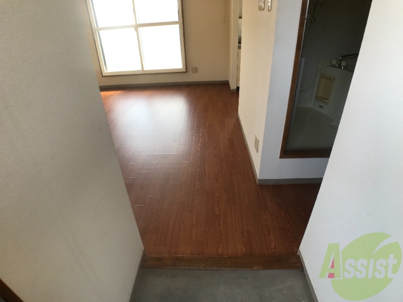 玄関　玄関から撮影しました。明るい印象ですね。