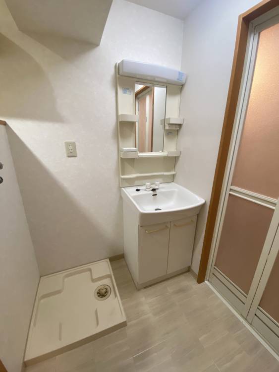 洗面設備　脱衣所内の洗面化粧台＆洗濯機置場(同一タイプ・イメージ写真)