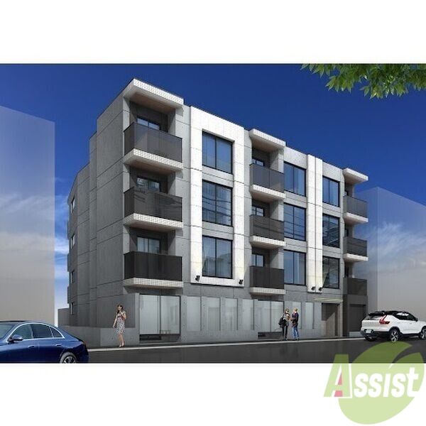 建物外観　外観予想パース　札幌市白石区菊水「ＣｉｔｙＳｑｕａｒｅ菊水」