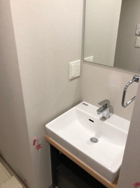 洗面設備　別タイプ部屋　参考写真です