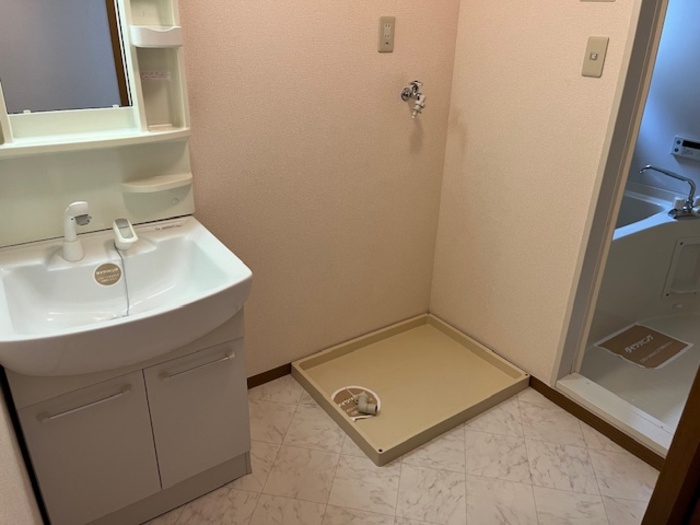 洗面設備　脱衣所、洗濯機置き場