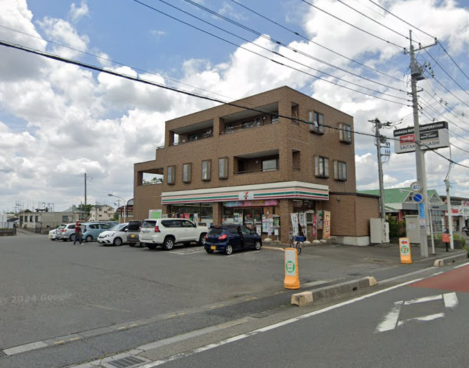 コンビニ　セブンイレブン越谷恩間新田店（コンビニ）まで437m