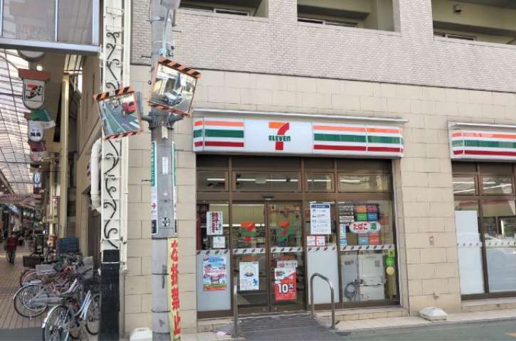 コンビニ　セブン-イレブン 荏原中延駅前店（コンビニ）まで100m
